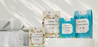 veļas mazgāšanas loksnes