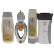 Ajmal Wisal Dāvanu komplekts, smaržūdens 50 ml + ķermeņa losjons 100 ml + dušas želeja 200 ml + ķermeņa pūderis 80 g - bojāts iepakojums Ajmal Wisal Dāvanu komplekts, smaržūdens 50 ml + ķermeņa losjons 100 ml + dušas želeja 200 ml + ķermeņa pūderis 80 g - bojāts iepakojums