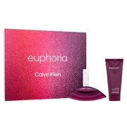 Calvin Klein Euphoria Woman dāvanu komplekts, aromatizēts ūdens 100ml + ķermeņa losjons 100ml