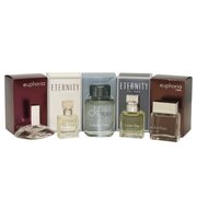 Calvin Klein mini komplekts Dāvanu komplekts, Euphoria Woman 4ml + Eternity Woman 5ml + CK Free 10ml + Eternity Man 10ml + Euphoria Man 10ml