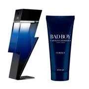 Carolina Herrera Bad Boy kobalta dāvanu komplekts, parfimērijas ūdens 50 ml + dušas želeja 100 ml