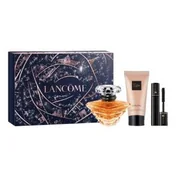 Lancome Tresor dāvanu komplekts, aromatizēts ūdens 30ml + ķermeņa losjons 50ml  + macsara 2 ml