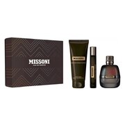 Missoini Missoni pour Homme dāvanu komplekts, aromatizēts ūdens 100 ml + dušas želeja 150 ml + aromatizēts ūdens 10 ml