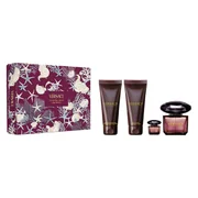 Versace Crystal Noir dāvanu komplekts, aromatizēts ūdens 90 ml + ķermeņa losjons 100 ml + shower gel 100 ml + aromatizēts ūdens 5 ml