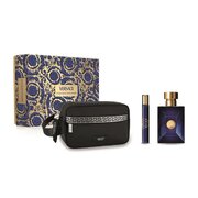  Versace Dylan Blue dāvanu komplekts tualetes ūdens 100ml + tualetes ūdens 10ml + kosmētikas somiņa