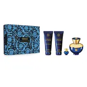 Versace Dylan Blue pour Femme dāvanu komplekts, aromatizēts ūdens 100ml + dušas želeja 100ml + ķermeņa losjons 100ml + aromatizēts ūdens 5ml