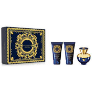 Versace Dylan Blue pour Femme dāvanu komplekts, aromatizēts ūdens 50ml + ķermeņa losjons 50ml + dušas želeja 50ml