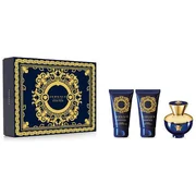 Versace Dylan Blue pour Femme dāvanu komplekts, aromatizēts ūdens 50ml + ķermeņa losjons 50ml + dušas želeja 50ml