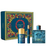 Versace Eros dāvanu komplekts, tualetes ūdens 100 ml + tualetes ūdens 10 ml + deostick 75 ml
