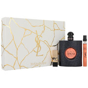 Yves Saint Laurent Opium Black dāvanu komplekts, parfimērijas ūdens 90 ml + smaržūdens 10 ml + lūpu krāsa 1,3 ml