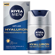Mitrinošs pretgrumbu krēms Nivea Men Hyaluron SPF 15 (Face Moisturizing Cream) 50 ml
