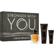 Giorgio Armani Stronger With You dāvanu komplekts, tualetes ūdens 100 ml + tualetes ūdens 15 ml + dušas želeja 75 ml