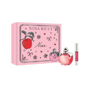 Nina Ricci Nina dāvanu komplekts, tualetes ūdens 50ml + lūpu krāsa zīmulī 2,5g