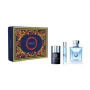 Versace Versace pour Homme dāvanu komplekts, tualetes ūdens 100 ml + tualetes ūdens 10 ml + dezodorants 75 ml