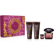 Versace Crystal Noir dāvanu komplekts, tualetes ūdens 90 ml + dušas želeja 150 ml + ķermeņa losjons 100 ml + tualetes ūdens 5 ml