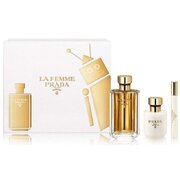 Prada La Femme dāvanu komplekts, parfimēts ūdens 100ml + aromatizēts ūdens (roll-on) 10ml + ķermeņa losjons 100ml