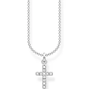 Thomas Sabo KE2069-051-14 Cross Pave Ladies Necklace, adjustable