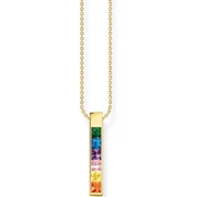 Thomas Sabo KE2113-971-7 Stone Rainbow Ladies Necklace, adjustable