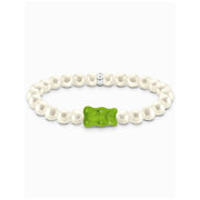 Thomas Sabo A2154-017-6-L15 Goldbears Pearl Bracelet green 15 cm