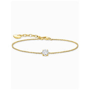 Thomas Sabo A2156-414-14-L19V Gold-plated bracelet w. white zirconia