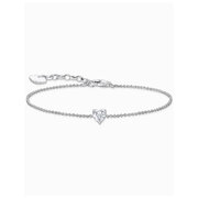 Thomas Sabo A2157-051-14-L19V Silver bracelet w. white zirconia Herz