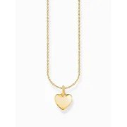 Thomas Sabo KE2234-413-39-L45V Gold-plated necklace w. heart pendant 