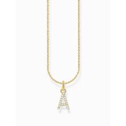 Thomas Sabo KE2240-414-14-L45V Gold-plated necklace letter A 
