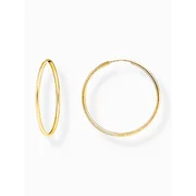 Thomas Sabo CR728-413-39 Gold-plated hoop earrings 40 mm 