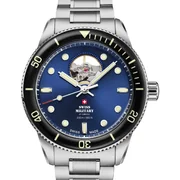 Swiss Military SMA34106.12 Mens Watch Automatic Open-Heart Diver 42mm 20ATM