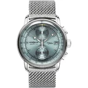 Zeppelin 8670M-4 Chronograph 100 Years Zeppelin Mens Watch 42mm 5ATM