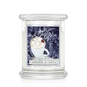 Kringle Candle Cashmere & Cocoa vidēja 2-dakti aromātiskā svece (411 g)