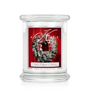 Kringle Candle Christmas Stroll vidēja 2-dakti aromātiskā svece (411 g)