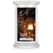Kringle Candle COZY CRISTMAS liela 2-dakti aromātiskā svece (624 g)