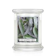 Kringle Candle Eucalyptus Mint aromātiska svece, vidēja, 2 dakts (411 g)