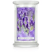Kringle Candle Franču lavandas liela 2-dakti aromātiskā svece (624 g)