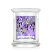 Kringle Candle franču lavandas aromātiskā svece, vidēja, 2-daktis (411 g)