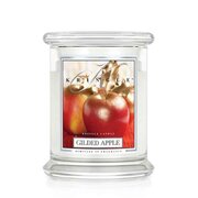 Kringle Candle Apzeltīta ābolu aromātiskā svece, vidēja, 2 daktis (411 g)