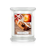 Kringle Candle Spiced Ābolu aromātiskā svece, vidēja, 2 daktis (411 g)