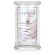 Kringle Candle Warm Cotton liela 2-dakti aromātiskā svece (624 g)