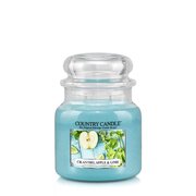 Country Candle Cilantro, Apple & Laima aromātiska svece, vidēja, 2 dakts (453 g)