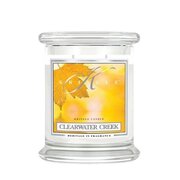 Kringle Candle Clearwater Creek aromātiskā svece, vidēja, 2 daktis (411 g)