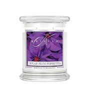 Kringle Candle Sugar Plum Plum Poinsettia aromātiskā svece, vidēji 2 daktis (411 g)