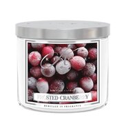 Kringle Candle TUMBLER Frosted Cranberry aromātiskā svece, vidēji 2-daktis (411 g)