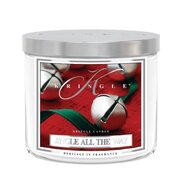 Kringle Candle TUMBLER Jingle All the Way aromātiskā svece, vidēja, 2 daktis (411 g)