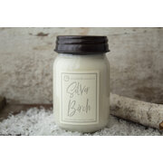 MILKHOUSE CANDLE Sudraba bērza aromātiskā svece Farmhouse Jar (368 g)