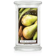 Kringle Candle Anjou & Allspice liela 2-dakti aromātiskā svece (624 g)