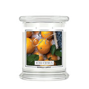 Kringle Candle Iced Citrus aromātiskā svece, vidēji 2 daktis (411 g)