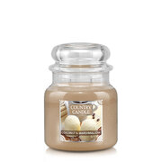 Lauku svece, kokosriekstu un zefīra aromātiskā svece, vidēja, 2 dakts (453 g)