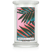 Kringle Candle Gingerlily & Palm liela 2-dakti aromātiskā svece (624 g)