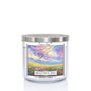 Kringle Candle TUMBLER Beautiful Day 3-dakti aromātiskā svece 411g